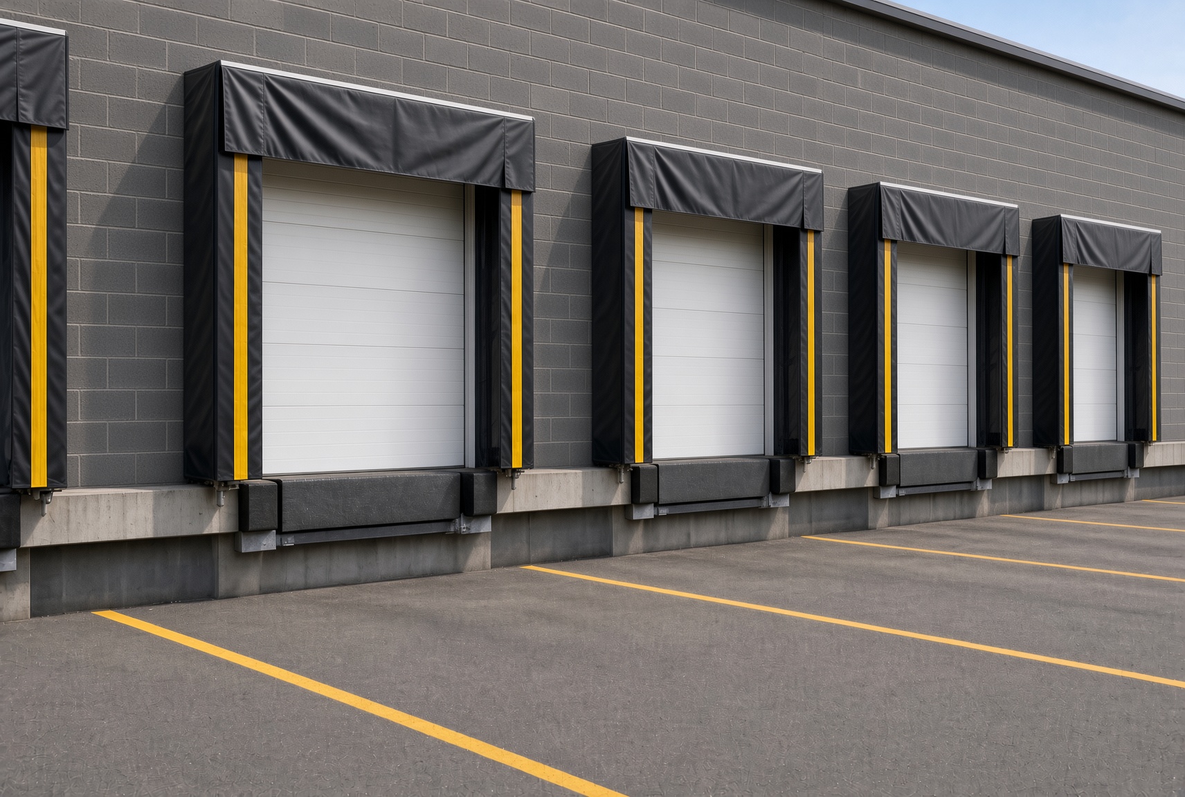 Dock shelters and pads
