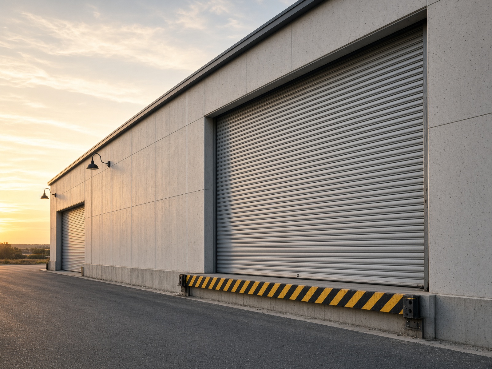 Steel roll-up door